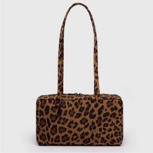 BAGGU Leopard Bowler Bag VIRAL NWT